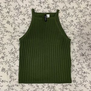 Olive Green Tank Top